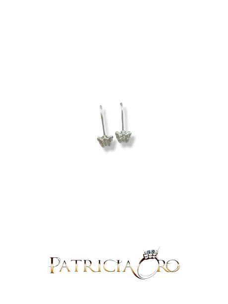 Orecchini Farfalla Oro Bianco 18kt