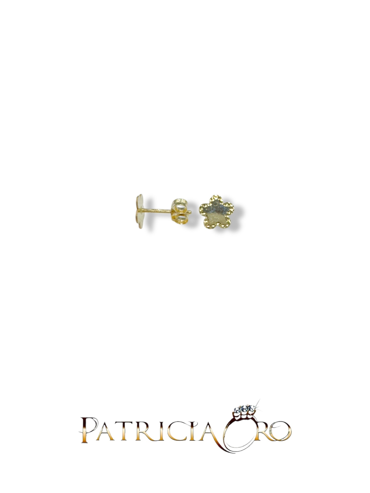 Splendidi orecchini in oro Bimba Fiore, gioielli made in italy di alta qualità, perfetti per un regalo prezioso. (Vista 2)