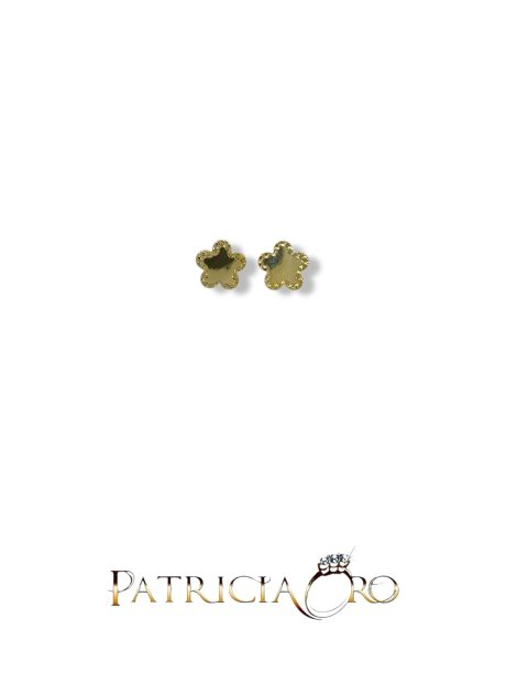 Orecchini Bimba Fiore in Oro 18kt