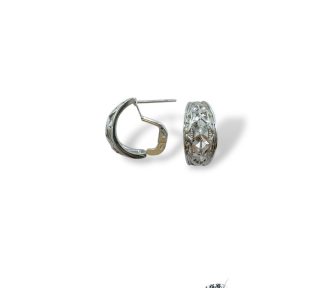 Eleganti Orecchini a Clips in Oro, un gioiello di lusso perfetto per un'idea regalo preziosa. (Vista 2)