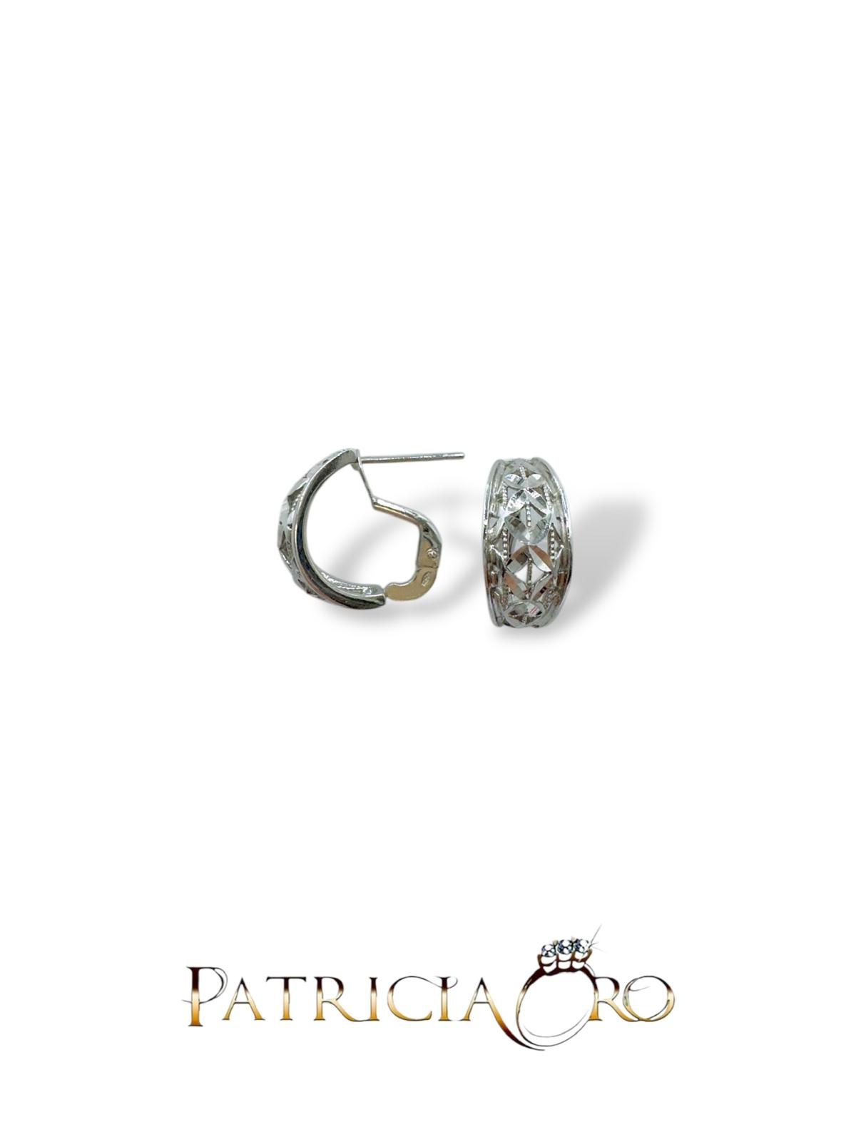 Eleganti Orecchini a Clips in Oro, un gioiello di lusso perfetto per un'idea regalo preziosa. (Vista 2)