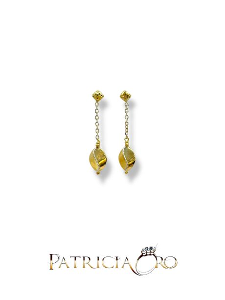 Orecchini Pendenti Oro Giallo 18kt