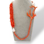 Splendida Collana Corallo Sciacca Ramo, un gioiello made in Italy di Patricia Oro Creations, perfetto per un'idea regalo preziosa.