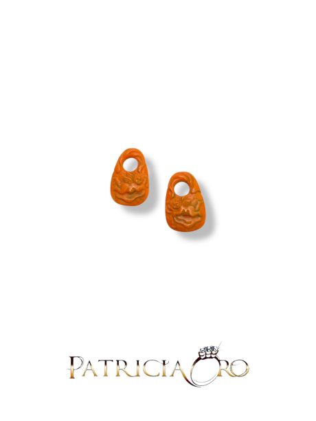 Creole Incise Angelo in Corallo Sciacca Patricia Oro Creations