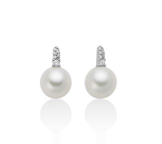 Orecchini Miluna con perle preziose: un'elegante espressione di alta gioielleria, perfetti per un regalo di lusso.