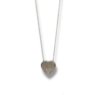 Collana Cuore in Oro e Diamanti