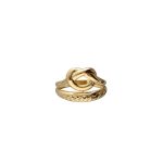 Anello Nodo in Oro Giallo 18 kt: un gioiello made in italy di alta gioielleria, perfetto per un regalo prezioso.