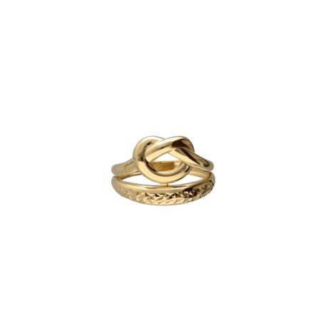 Anello Nodo in Oro Giallo 18kt