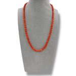 Collana barilotti corallo Sciacca oro 18k donna