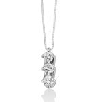 La Collana Miliuna Trilogy di diamanti, un capolavoro di alta gioielleria, incarna l'eleganza senza tempo dei gioielli diamanti.