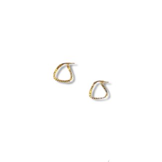 18kt Yellow Gold Circle Earrings