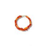 Bracciale da donna con Corallo Sciacca di Patricia Oro Creations: un gioiello made in Italy di alta gioielleria, perfetto per un regalo prezioso. (Vista 2)
