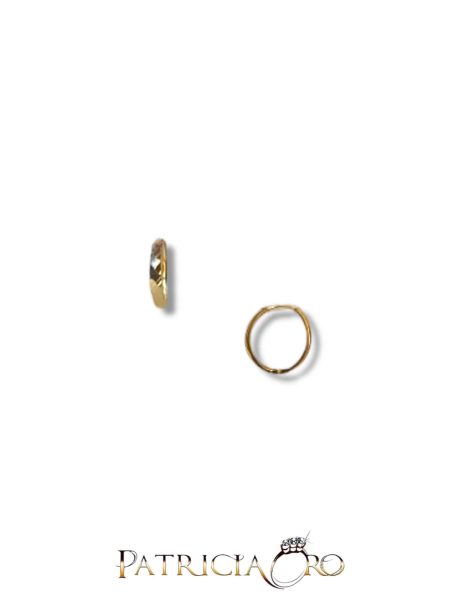 Orecchini Cerchio Donna Oro 18kt