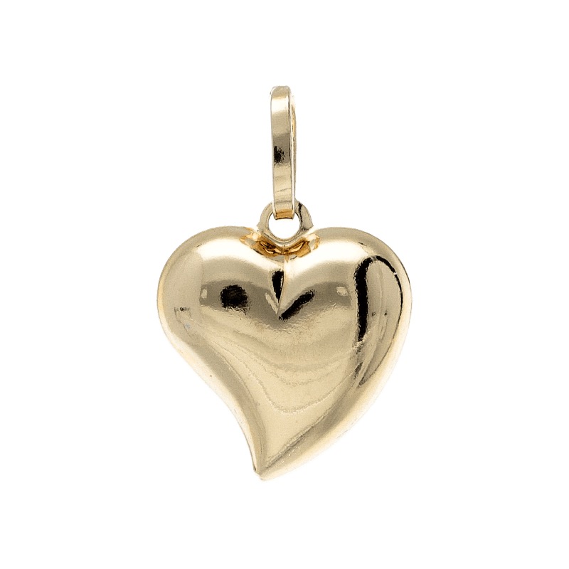 Splendido Ciondolo Cuore in Oro 750: un gioiello di lusso perfetto per un regalo prezioso.