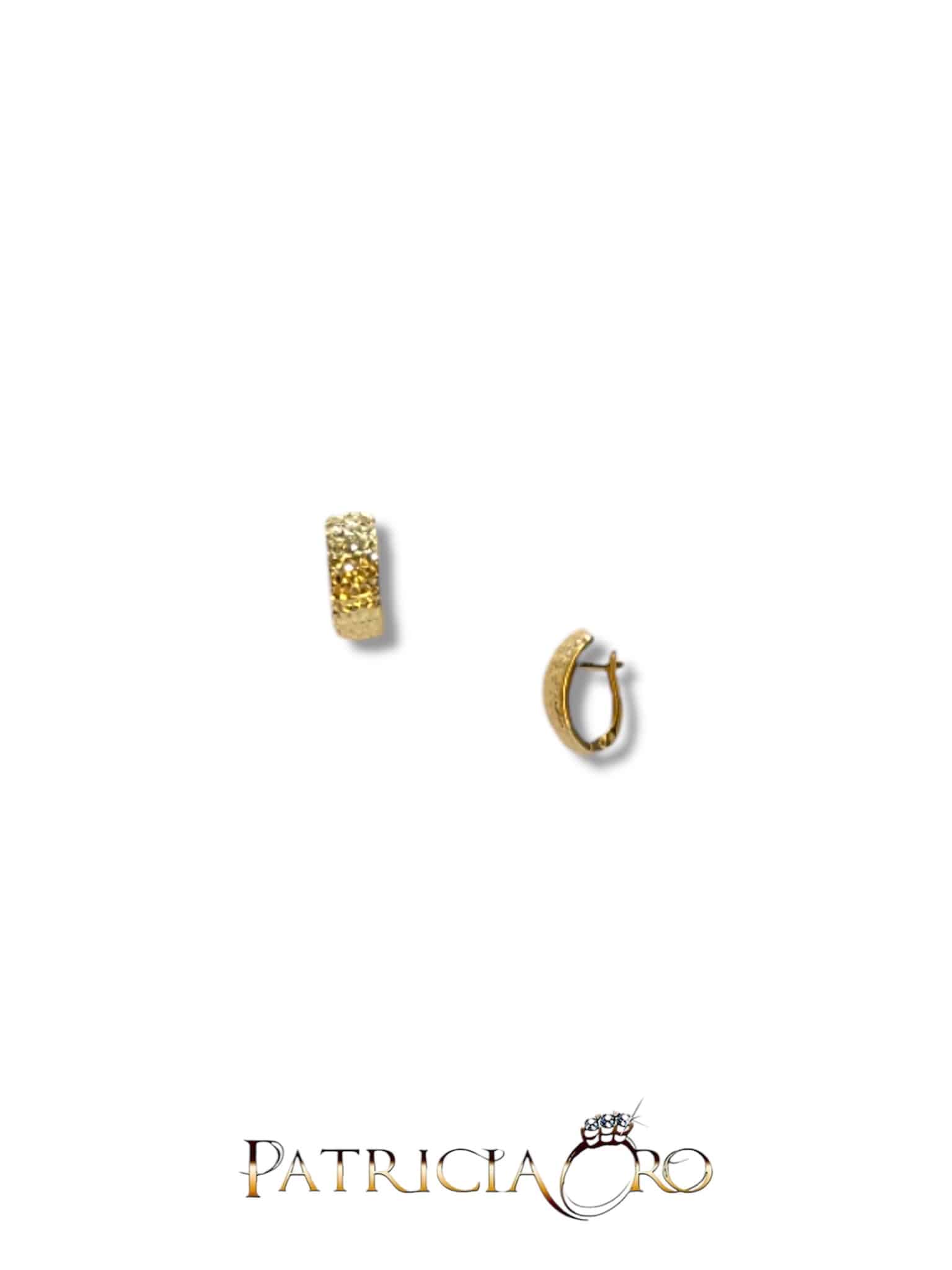 Splendidi orecchini da donna in oro 18kt, un gioiello di lusso perfetto per un'occasione speciale. Scopri la collezione di Gioielleria Patricia Oro. (Vista 2)