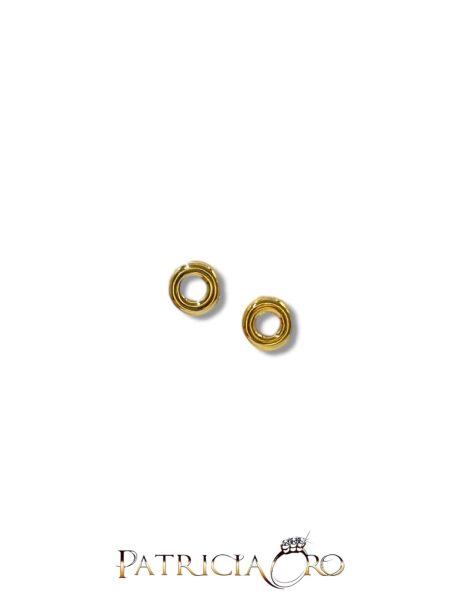 Orecchini Oro Giallo 18kt a Vite Donna
