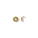 Splendidi orecchini da donna in oro 18kt, un esempio di gioielli di lusso, perfetti per un'idea regalo preziosa. (Vista 2)