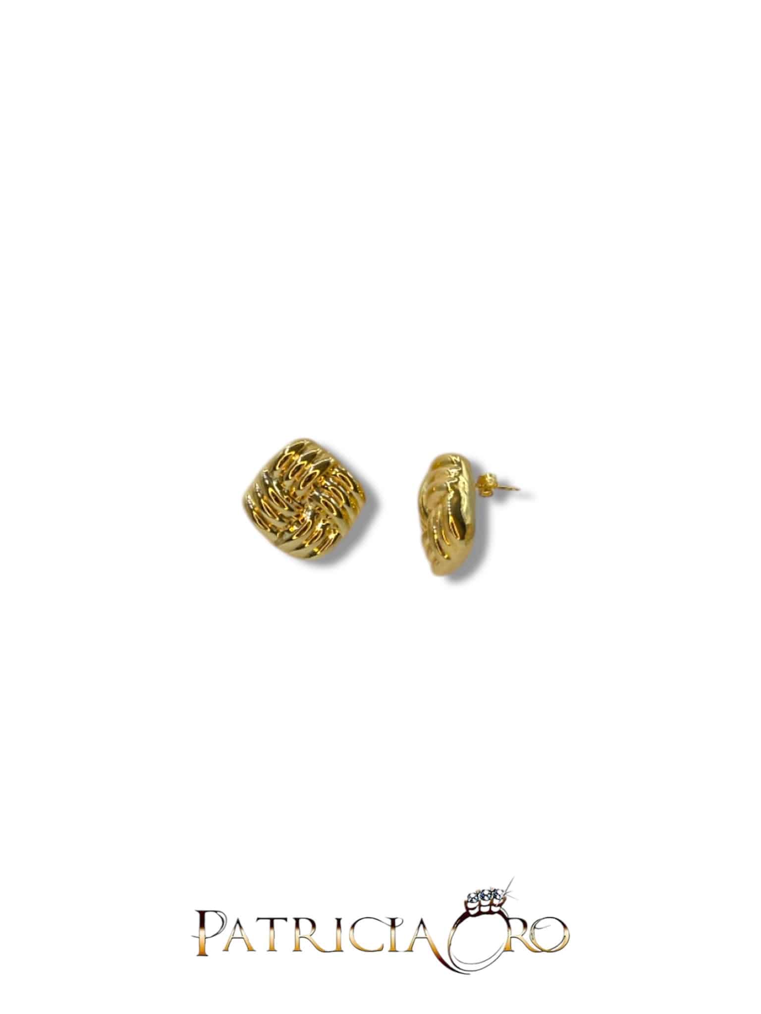 Splendidi orecchini da donna in oro 18kt, un gioiello di lusso perfetto per un'occasione speciale. Scopri la collezione di Gioielleria Patricia Oro. (Vista 2)
