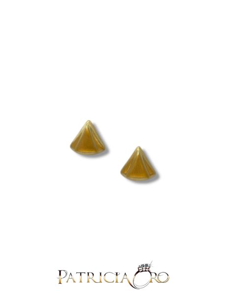 Orecchini Donna in Oro Giallo 18k con Chiusura a Vite — Ref. Oevog464
