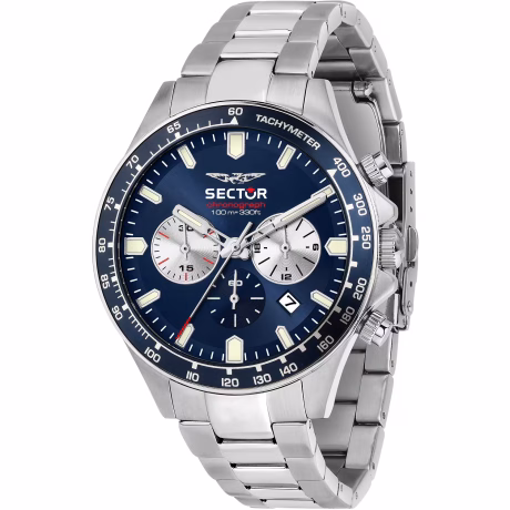 Orologio Sector 230 Cronografo Acciaio Uomo