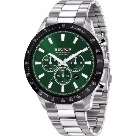 Orologio Maschile Sector 270 Acciaio Nero 45mm