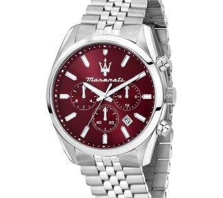 Scopri l'Orologio Maserati Attrazione, un gioiello di lusso per l'uomo moderno. Un accessorio di alta orologeria, perfetto come idea regalo preziosa.