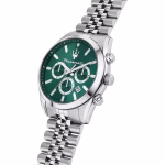 Scopri l'Orologio Maserati Attrazione, un gioiello di lusso per l'uomo moderno. Un accessorio di alta orologeria che incarna l'eleganza e lo stile italiano. (Vista 2)