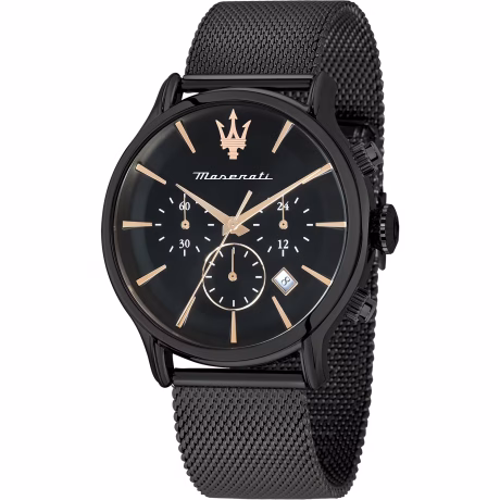 Orologio Maserati Epoca Uomo acciaio e metallo nero