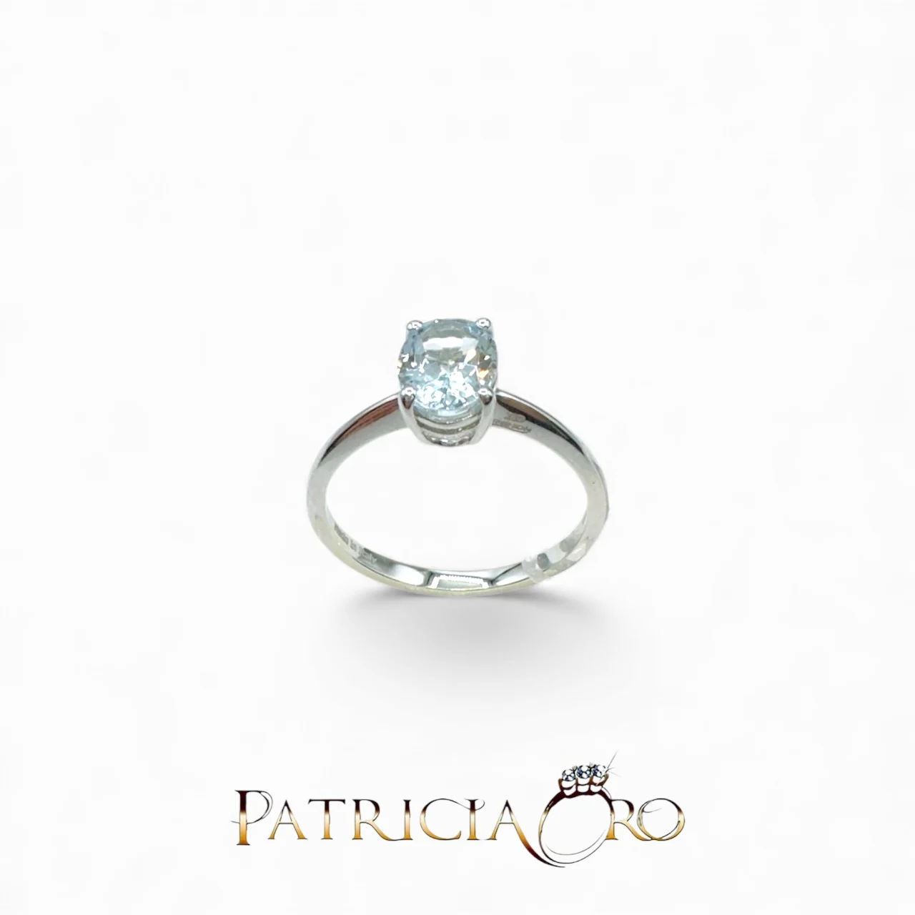 Anello con Acqua Marina