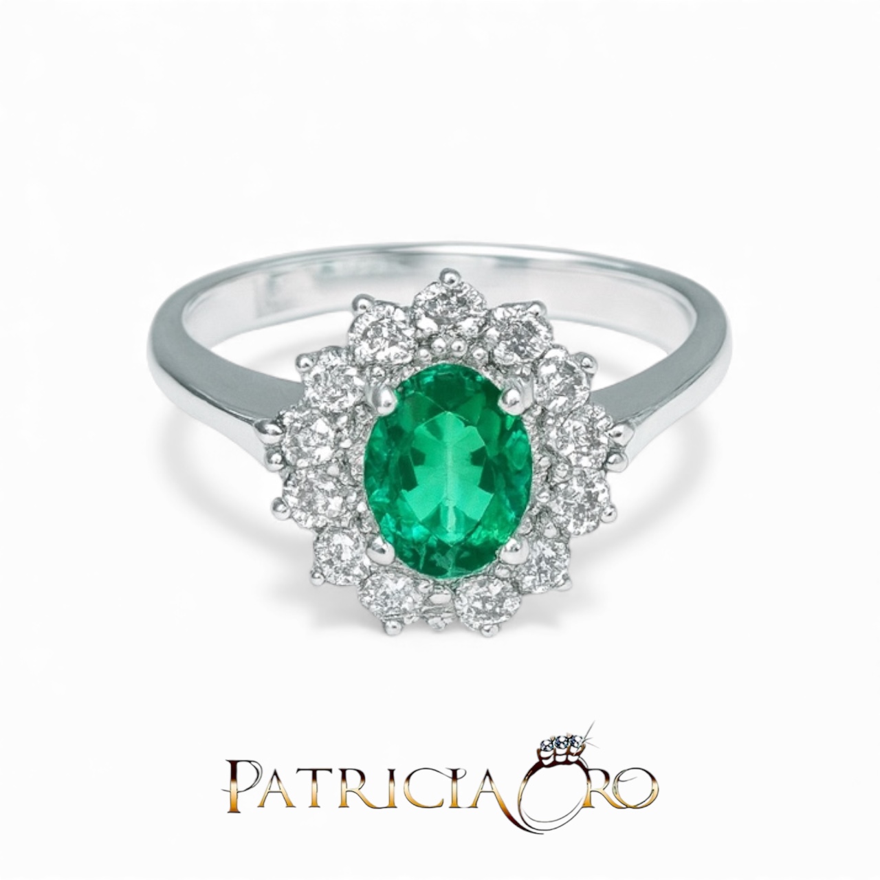 Anello da donna Davite&Delucchi con smeraldo e diamanti: un capolavoro di alta gioielleria per un regalo prezioso.