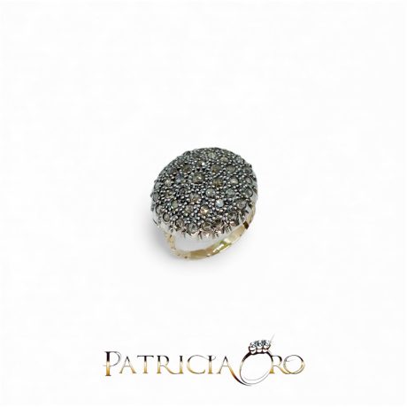 Anello Stile Antico Oro e Diamanti Clesi Gioielli