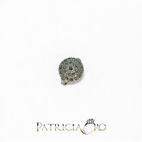 Anello Stile Antico in Oro 375 e Diamanti Rosetta
