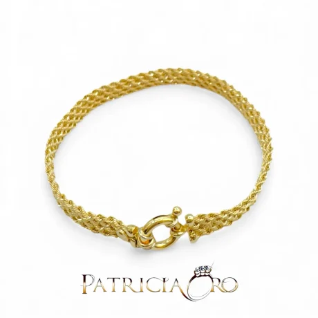 Bracciale Donna Oro 750 Giallo 7.5 Grammi