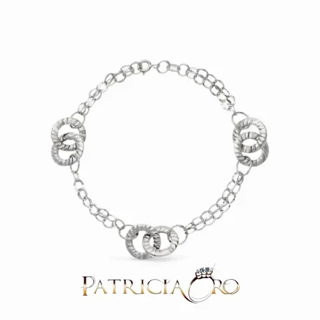 Bracciale Donna in Oro Bianco 750