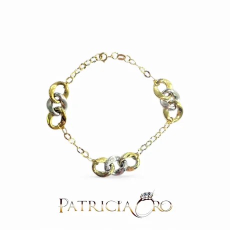 Bracciale Donna Oro Bicolore 18kt 750