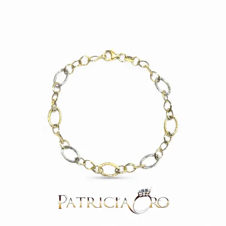 Bracciale Donna Oro Bicolore 18k 750