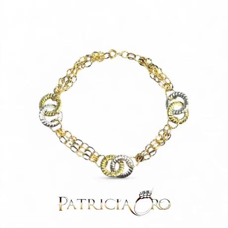 Bracciale Donna in Oro Bicolore 750