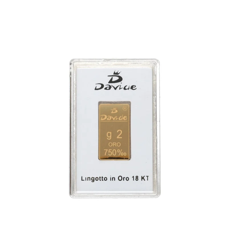 Acquista il Lingotto Oro 18k da 2g, un investimento prezioso di Gioielli in oro 18 k. Scopri la nostra selezione di gioielli di lusso.