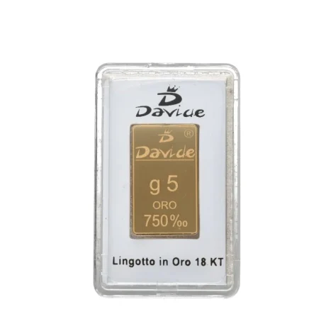 Lingotto d’Oro 18k da 5 Grammi