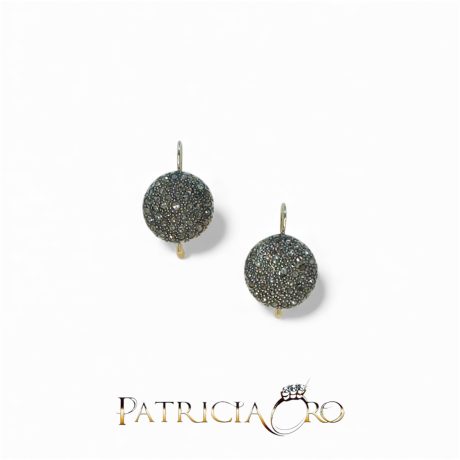 Orecchini Stile Antico in Oro e Diamanti Clesi Gioielli