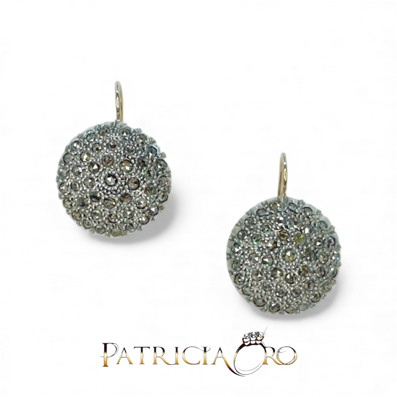 Splendidi orecchini da donna in oro e diamanti Clesi Gioielli, un'eccellenza di gioielleria diamanti per un regalo prezioso. (Vista 2)