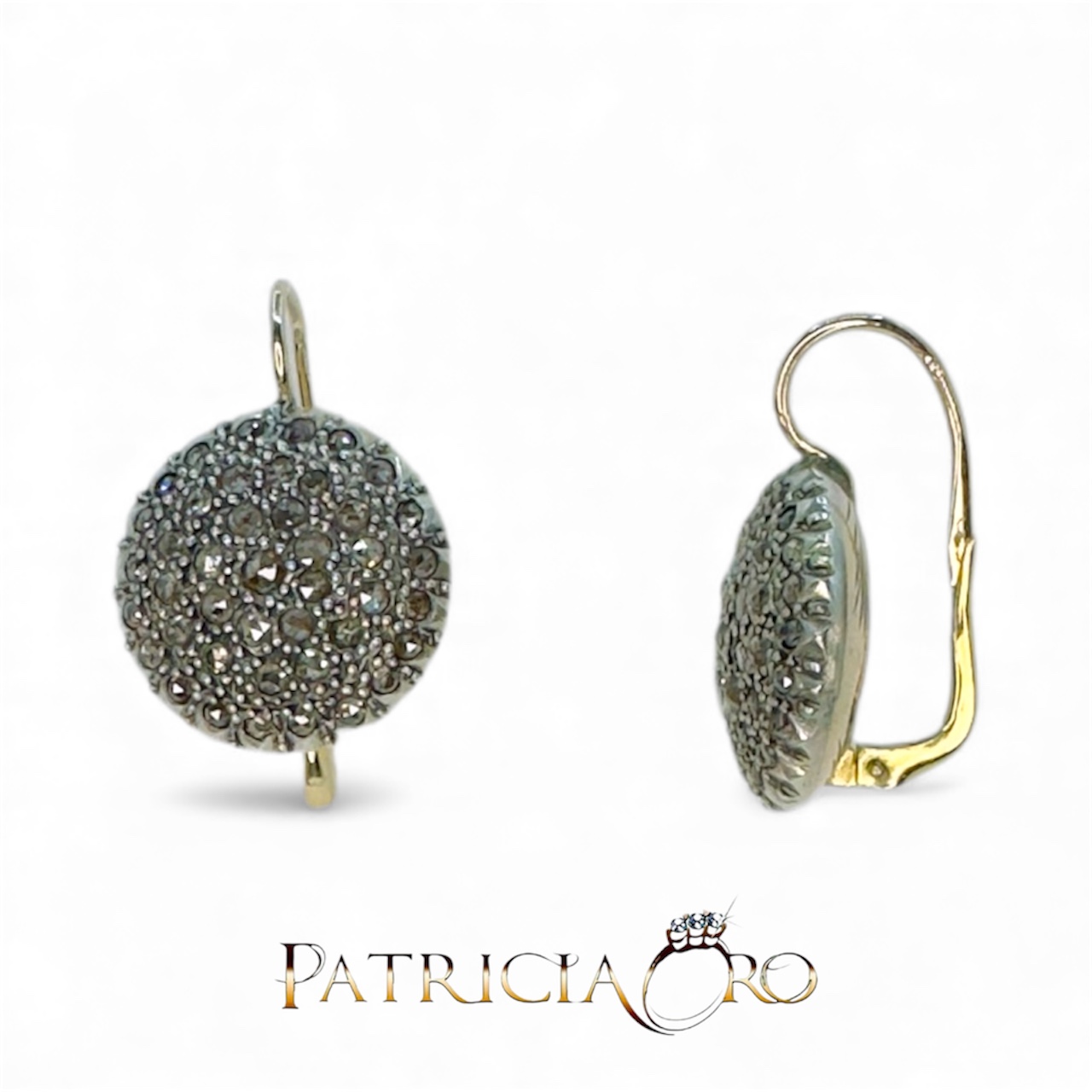 Splendidi orecchini da donna in oro e diamanti Clesi Gioielli, un'idea regalo preziosa per chi ama i gioielli diamanti.