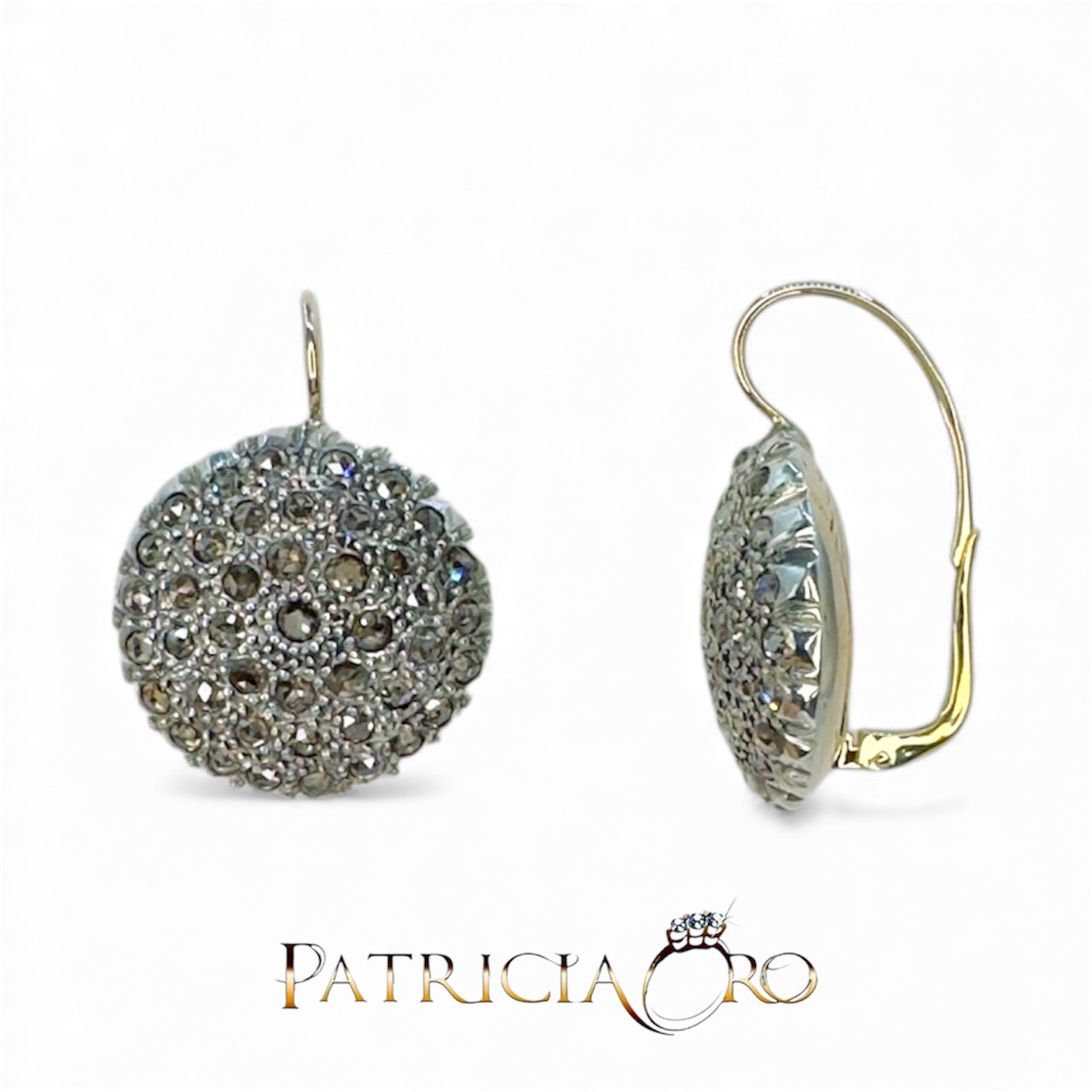 Splendidi orecchini da donna in oro e diamanti Clesi Gioielli, un'eccellenza di gioielleria diamanti per un regalo prezioso.