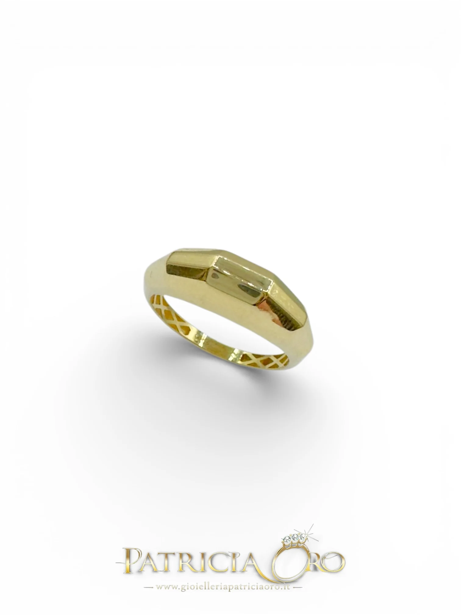 Anello da donna in oro giallo 18kt, un gioiello di lusso firmato Gioielli in oro 18 k, perfetto come idea regalo preziosa.