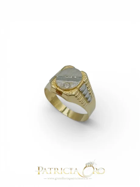 Anello Uomo Oro Giallo 18kt