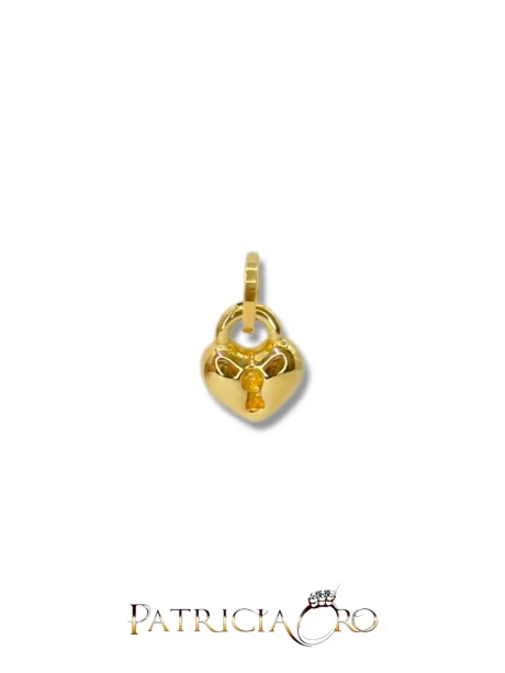 Ciondolo Cuore in Oro Giallo 18kt