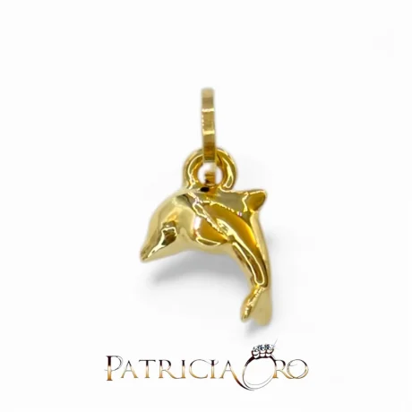 Ciondolo Delfino Oro Giallo 18kt
