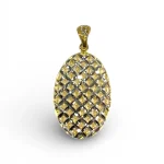 Ciondolo in oro 750 da donna, un gioiello di lusso perfetto per un'idea regalo preziosa.