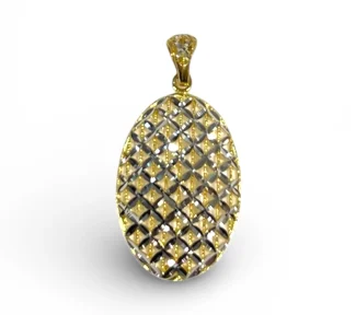 Ciondolo in oro 750 da donna, un gioiello di lusso perfetto per un'idea regalo preziosa.