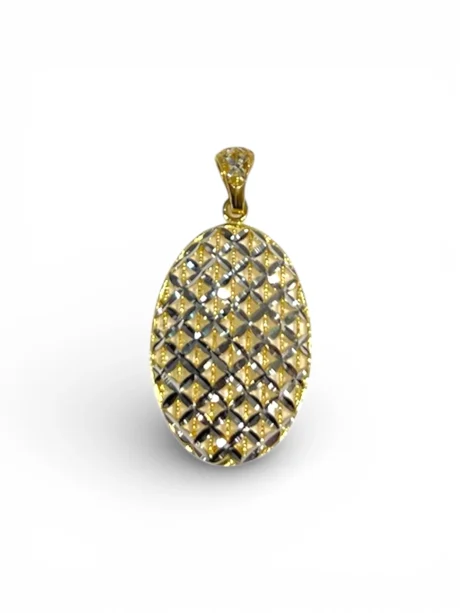 Ciondolo Bicolore in Oro 750 Donna